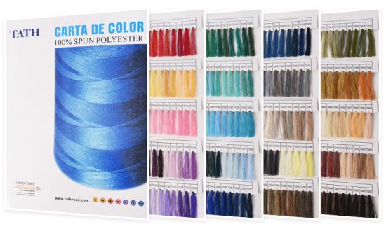 100% Spun Polyester Thread Color Card